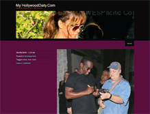 Tablet Screenshot of myhollywooddaily.com